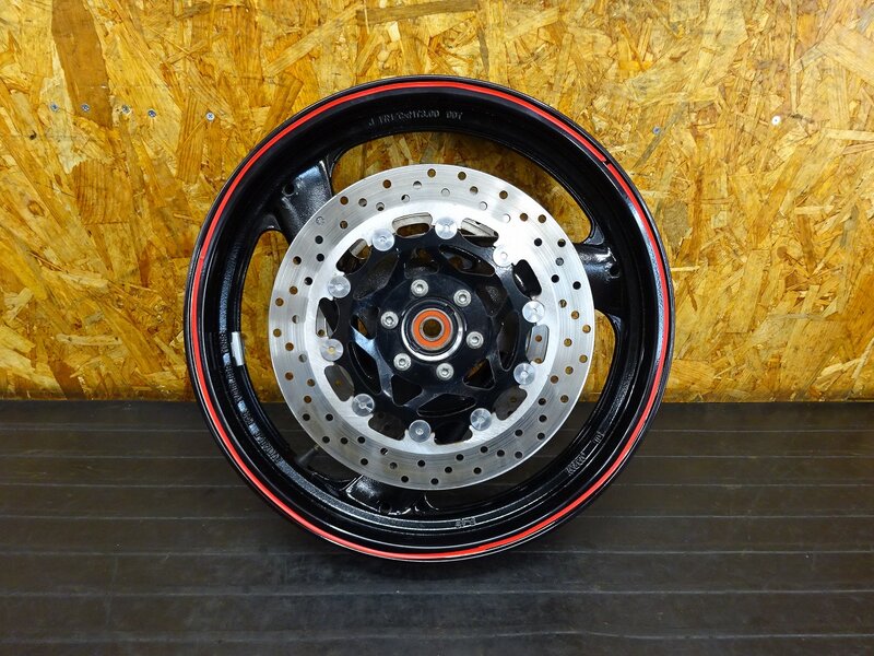 【250707】XJR400R(RH02J-005)◇ フロントホイール 17×3.00 F-47 ブレーキディスク ネジナメ 削れ有 13735km外し!! 【イモビ付 4HM | 中古バイクパーツ通販・買取　ジャンクヤード鳥取　JunkYard