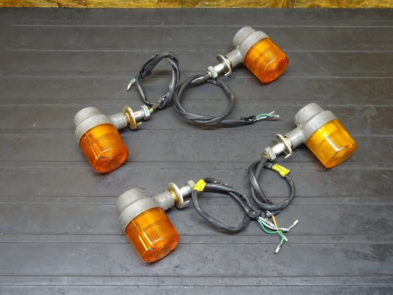 【250915】GB400TT(NC20-1011)● ウインカー4個セット フロント/リア ウィンカー レンズ 【検索:GB500TT | 中古バイクパーツ通販・買取　ジャンクヤード鳥取　JunkYard