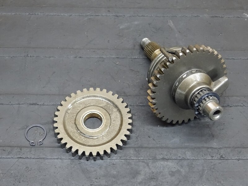 【251114】KDX125SR(DX125A-016)◆ キックスピンドル キックギア キックシャフト ※エンジンパーツ【検索：200 220 250 | 中古バイクパーツ通販・買取　ジャンクヤード鳥取　JunkYard