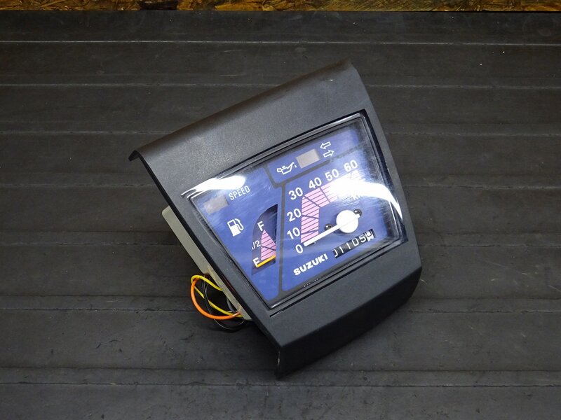 【251225】スーパーモレ(FA14B-133)◆ スピードメーター インジケーターランプ 1105km 針動作OK 【FA14A モレット 1105km外し | 中古バイクパーツ通販・買取　ジャンクヤード鳥取　JunkYard