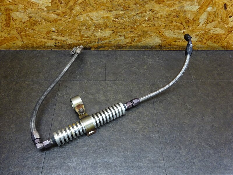 【260202】SR400(1JR-334)◆ 社外オイルクーラー サムソンブルー?? ビレットオイルクーラー 色褪せ/腐食有 【検:SR500 1JN 2J2 2H6 | 中古バイクパーツ通販・買取　ジャンクヤード鳥取　JunkYard