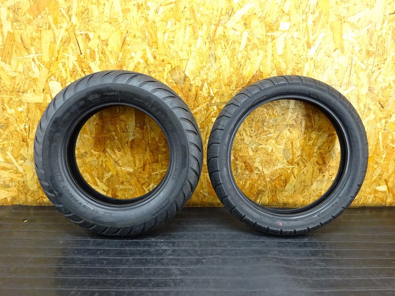 【240919】V-MAX1200(2WE)◇ 中古タイヤ前後セット フロント SHINKO 110/90-18 リア MICHELIN 150/90-15 【VMAX | 中古バイクパーツ通販・買取　ジャンクヤード鳥取　JunkYard