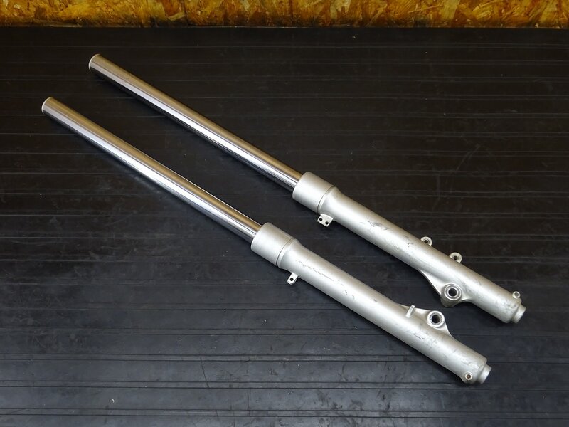 【251118】KDX200SR(DX200G-004)◆ フロントフォーク インナーチューブ ボトムケース 曲がり小/削れ有 【検索:125 220 250 | 中古バイクパーツ通販・買取　ジャンクヤード鳥取　JunkYard