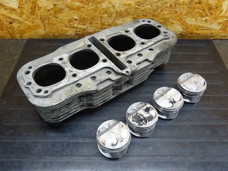 【260218】GS10X◆ シリンダー ボアアップ 74mm 1135cc? 刻印998 ヨシムラ ピストン ※エンジンパーツ【検索：GSX1000S GSX1100S カタナ 刀 | 中古バイクパーツ通販・買取　ジャンクヤード鳥取　JunkYard