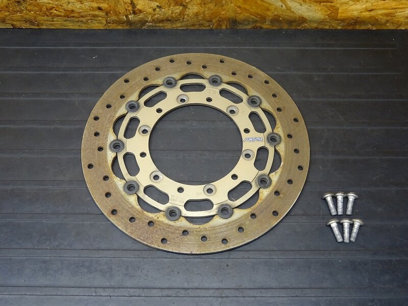 【260215】SR400(RH01J-008)◇ 社外ブレーキディスク 大径ローター サンスター KC-103 320mm フレ有 | 中古バイクパーツ通販・買取　ジャンクヤード鳥取　JunkYard