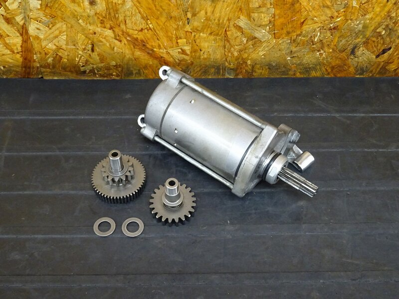 【250802】GB400TT(NC20-1011)◇ セルモーター セルスターター スターターモーター ギア ※エンジンパーツ 【検索:GB500TT | 中古バイクパーツ通販・買取　ジャンクヤード鳥取　JunkYard