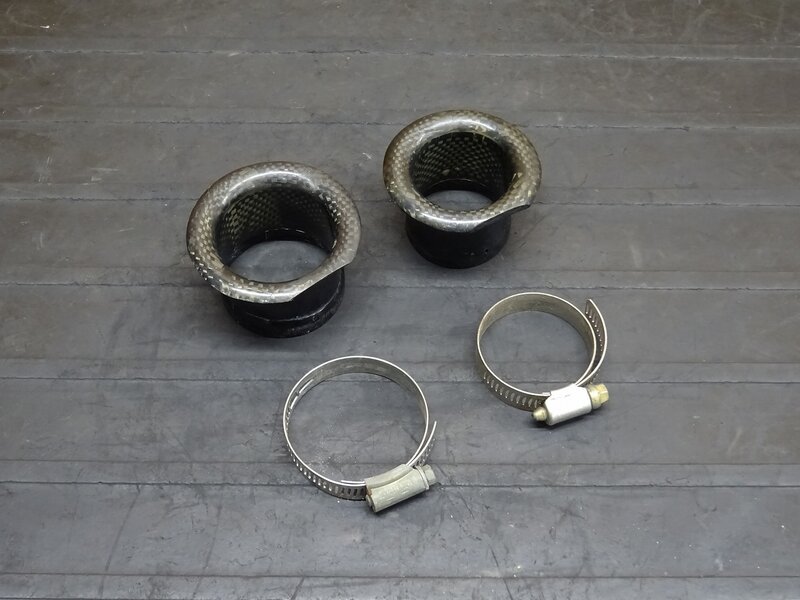 【250814】SRX600(1JK-010)◆ 社外ファンネル 内径 約44mm 52mm カーボン 【SRX400 1JL | 中古バイクパーツ通販・買取　ジャンクヤード鳥取　JunkYard