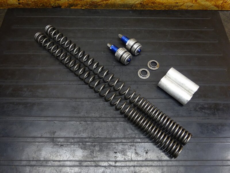 【251110】SRX400(3VN-086)◆ 社外フロントフォークスプリング 減衰 イニシャルアジャスター プリロード 【SRX600 | 中古バイクパーツ通販・買取　ジャンクヤード鳥取　JunkYard