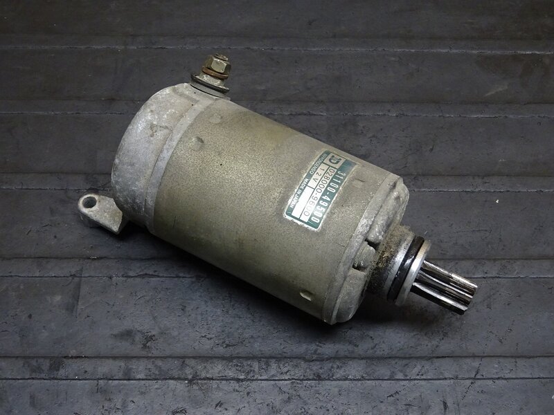 【260218】GS10X◆ セルモーター セルスターター スターターモーター 31100-49500 ※エンジンパーツ【検索：GSX1000S GSX1100S カタナ 刀 | 中古バイクパーツ通販・買取　ジャンクヤード鳥取　JunkYard