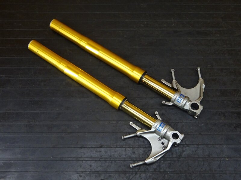 【250614】CBR1000RR SP(SC59-1600)◆ フロントフォーク インナー/アウターチューブ 曲がり/削れ有 オーリンズ OHLINS 倒立 【後期 | 中古バイクパーツ通販・買取　ジャンクヤード鳥取　JunkYard