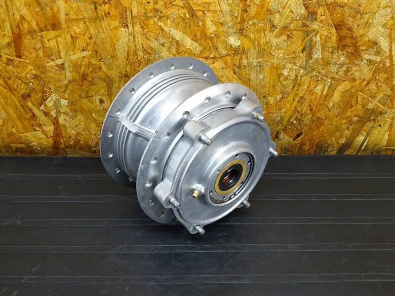 【250914】SR500(1JN-226)◇ リアホイールハブ ウェットブラスト施工有 【検索:2J2 SR400 2H6 1JR | 中古バイクパーツ通販・買取　ジャンクヤード鳥取　JunkYard