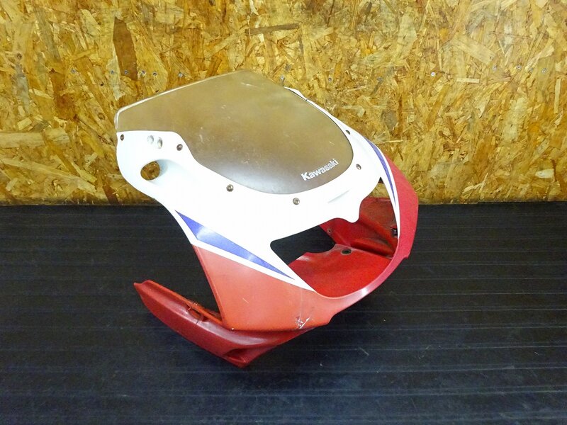 【251001】ZXR250(ZX250C-012)◇ アッパーカウル フロントカウル スクリーン 割れ/補修跡有 | 中古バイクパーツ通販・買取　ジャンクヤード鳥取　JunkYard