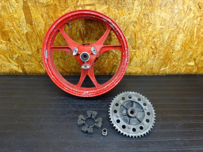 【251001】ZXR250(ZX250C-012)◇ リアホイール 18×4.00 R-1288 ハブ スプロケット 48T | 中古バイクパーツ通販・買取　ジャンクヤード鳥取　JunkYard