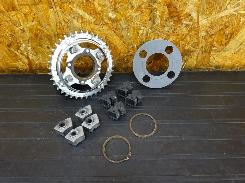 【251004】GB250クラブマン(MC10-1402)◇ スプロケット スプロケ 38T ハブダンパー リアホイールハブ | 中古バイクパーツ通販・買取　ジャンクヤード鳥取　JunkYard