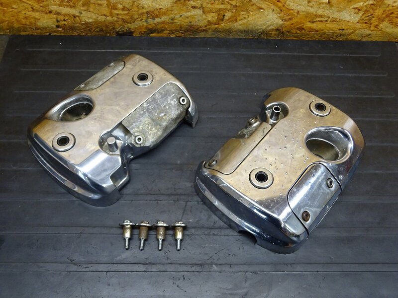 【251211】スティード400(NC26-1441)◆ シリンダーヘッドカバー前後セット エンジンカバー ※エンジンパーツ | 中古バイクパーツ通販・買取　ジャンクヤード鳥取　JunkYard