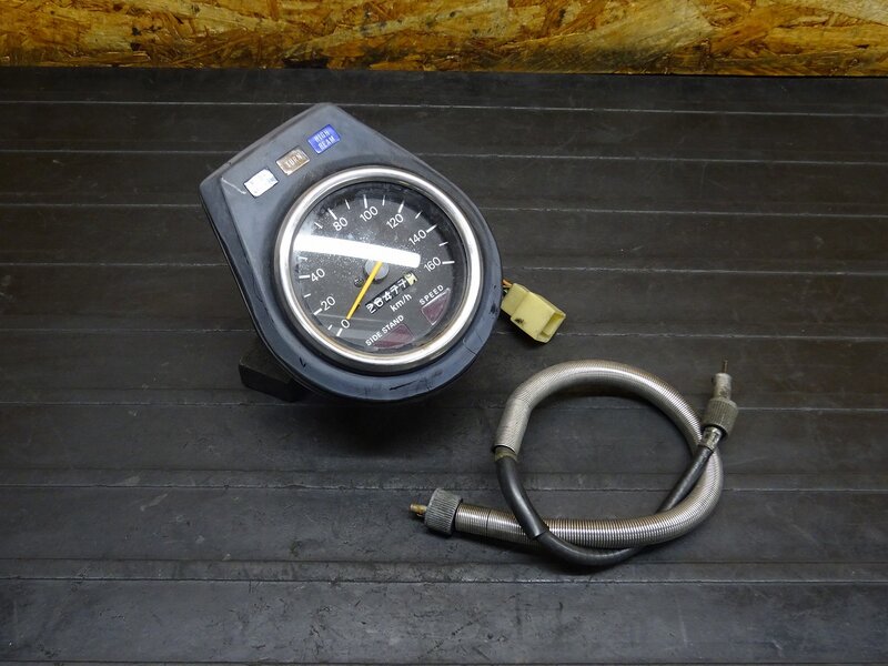 【260205】サベージ650(NP41A-104)◆ スピードメーター スピードメーターケーブル 26477km 針動作OK 【サベージ400 | 中古バイクパーツ通販・買取　ジャンクヤード鳥取　JunkYard