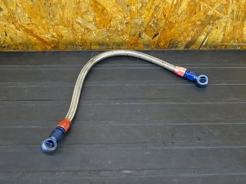 【260305】ZRX1100(ZRT10C-016)◇ 社外オイルホース メッシュホース オイルライン アールズ EARLS ※エンジンパーツ【検:ZRX1200 | 中古バイクパーツ通販・買取　ジャンクヤード鳥取　JunkYard