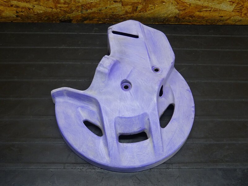 【260322】KDX125SR(DX125A-022)◆ フロントディスクカバー ディスクガード 劣化/削れ/ひび割れ有 【検索：200 220 250 | 中古バイクパーツ通販・買取　ジャンクヤード鳥取　JunkYard