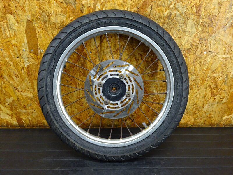 【250118】CRM80(HD11-1000)◇ フロントホイール 17×1.40 ブレーキディスク ジャンク!! 【前期 | 中古バイクパーツ通販・買取　ジャンクヤード鳥取　JunkYard