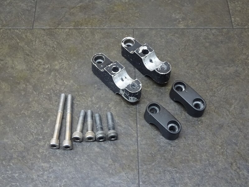 【250511】SR400 (1JR-335)● ハンドルアップスペーサー オフセット 汎用 ※検索：SR500 1JN 2J2 2H6 | 中古バイクパーツ通販・買取　ジャンクヤード鳥取　JunkYard