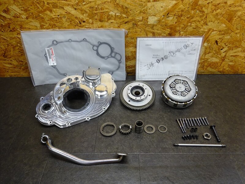 【250812】SR400(RH16J-005)◆ 乾式クラッチキット 荒川エフマシン クラッチカバー 【検索：RH03J RH01J 1JR 2H6 SR500 1JN 2J2 | 中古バイクパーツ通販・買取　ジャンクヤード鳥取　JunkYard