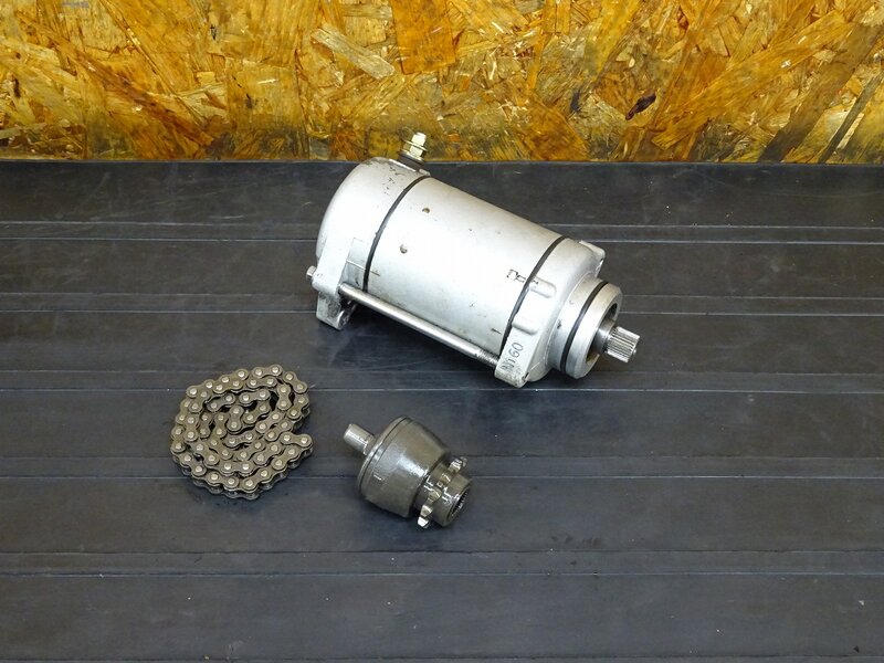 【251037】エストレヤ(BJ250A)◇ セルモーター セルスターター スターターモーター ギア/ギヤ ※エンジンパーツ キャブ車【検索:250TR | 中古バイクパーツ通販・買取 ジャンクヤード鳥取 JunkYard