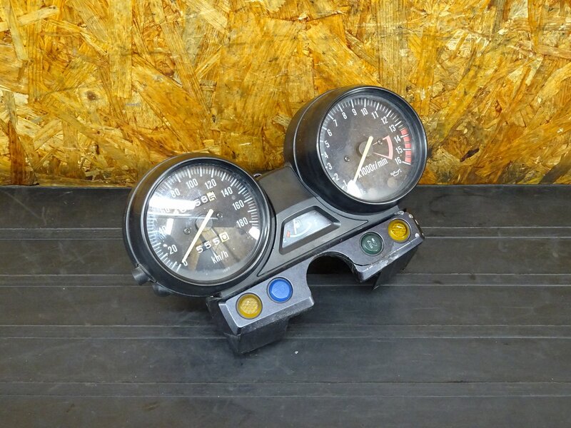 【251103】ZRX400(ZR400E-004)◇ スピードメーター タコメーター インジケーターランプ 48858km 割れ有 【前期 ZRX-2 ZRX-Ⅱ | 中古バイクパーツ通販・買取　ジャンクヤード鳥取　JunkYard