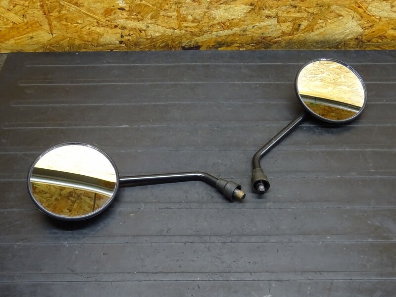 【251104】◆ ミラー左右セット ラウンド 丸形 10mm 汎用 | 中古バイクパーツ通販・買取　ジャンクヤード鳥取　JunkYard