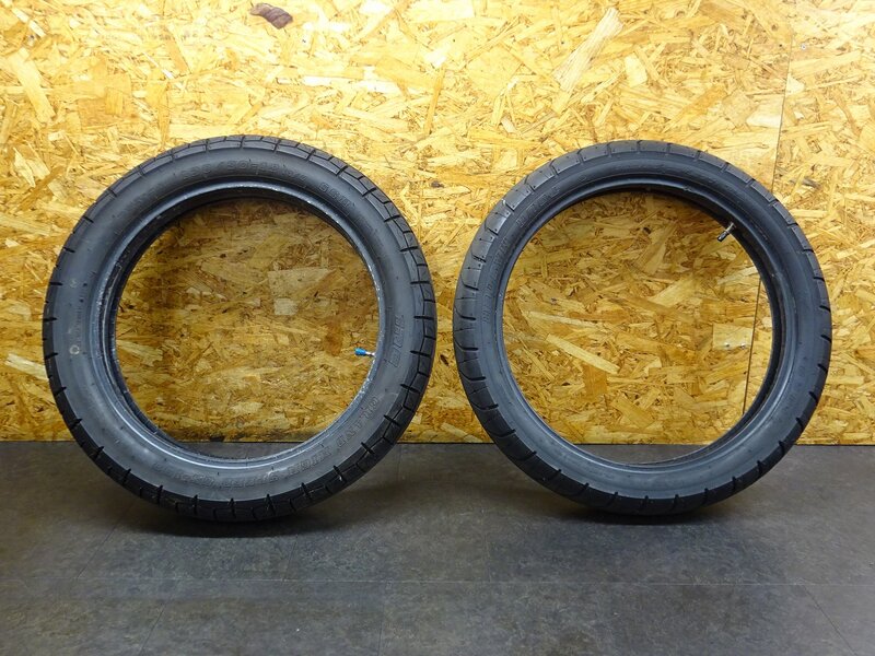 【251227】W650(EJ650A-004)◆ 中古タイヤ前後セット フロント 100/90-19 リア 130/80-18 22年製 【検索:W400 EJ400A | 中古バイクパーツ通販・買取　ジャンクヤード鳥取　JunkYard
