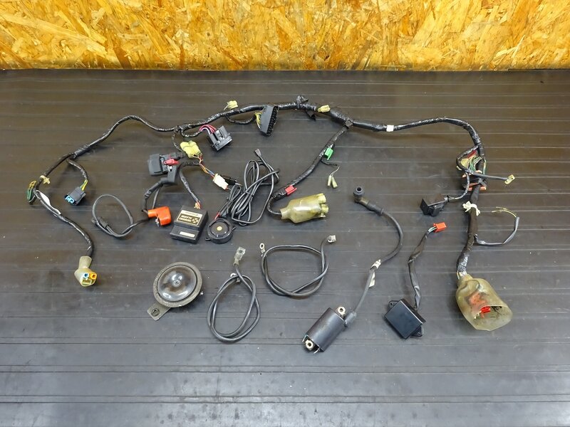 【260206】PS250(MF09-1002)◇ メインハーネス スターターリレー イモビライザー ヒューズボックス イグニッションコイル ホーン 【角目 | 中古バイクパーツ通販・買取　ジャンクヤード鳥取　JunkYard