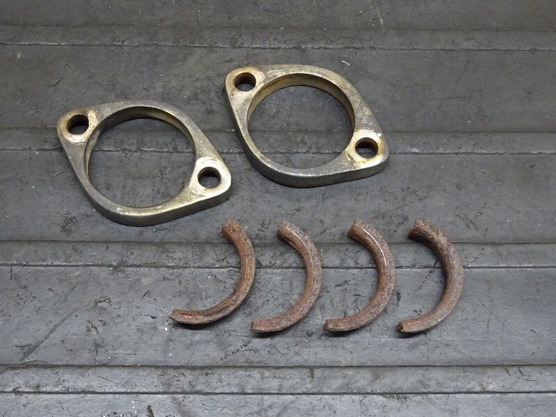 【260212】GB250クラブマン(MC10-170)◆ マフラーフランジ 割りカラー 錆有 【5型 最終型 | 中古バイクパーツ通販・買取　ジャンクヤード鳥取　JunkYard