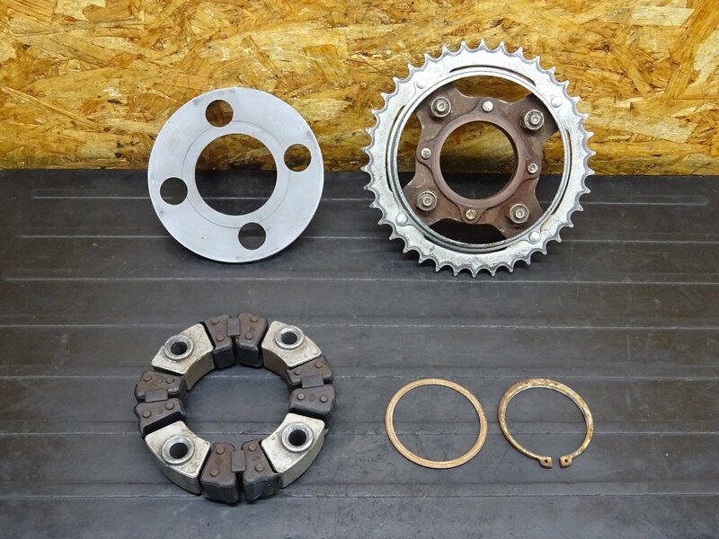 【260212】GB250クラブマン(MC10-170)◆ スプロケット スプロケ 38T ハブダンパー リアホイールハブ 【5型 最終型 | 中古バイクパーツ通販・買取　ジャンクヤード鳥取　JunkYard