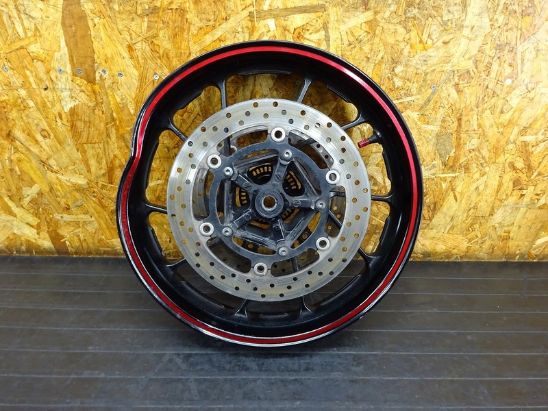 【241106】MT-09(RN34J-007)◇ フロントホイール 17×3.50 F-4P ブレーキディスク ジャンク!! 【ABS付 | 中古バイクパーツ通販・買取　ジャンクヤード鳥取　JunkYard