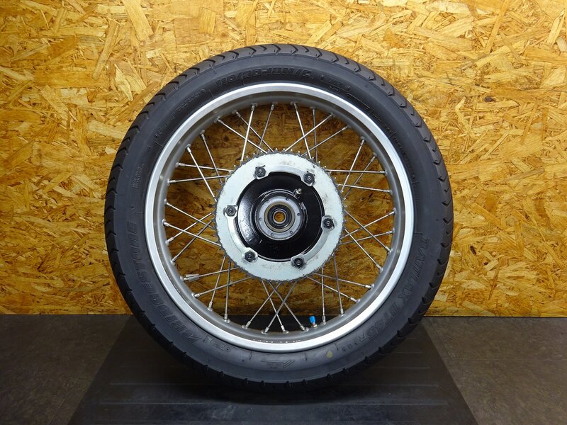 【250902】SR400(RH16J-011)◆ リアホイール 18×2.15 スプロケット 56T ハブ 段付き有 【ファイナルエディション | 中古バイクパーツ通販・買取　ジャンクヤード鳥取　JunkYard