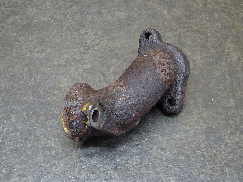 【251232】ドラッグスター400(4TR-109)◆ リアエキゾーストパイプ エキパイ 後ろ側 マフラー 錆大 | 中古バイクパーツ通販・買取　ジャンクヤード鳥取　JunkYard