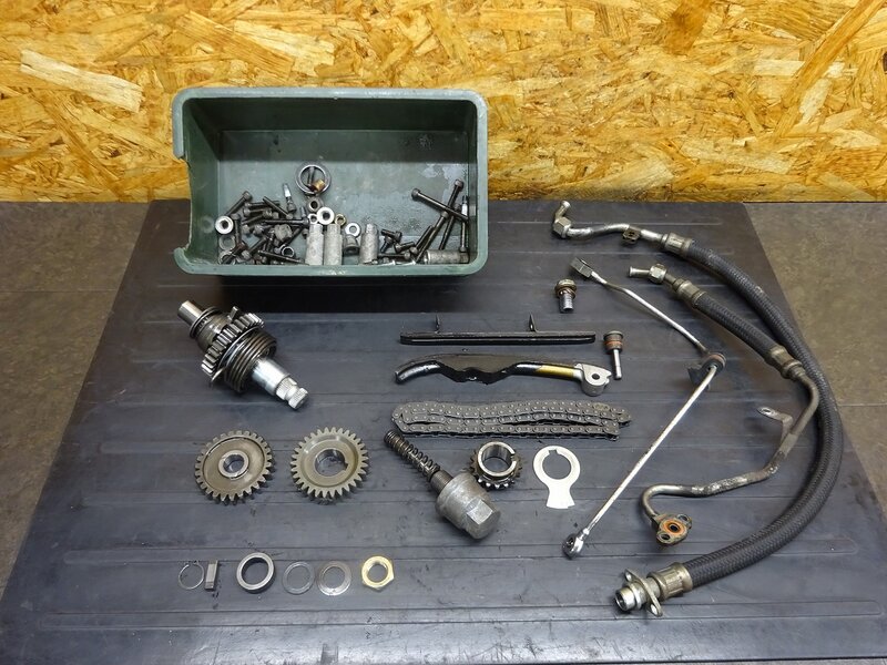 【250501】SR400(1JR-283)■ エンジンボルトセット オイルライン カムチェーン テンショナー ※エンジンパーツ 【検索：SR500 1JN 2J2 2H6 | 中古バイクパーツ通販・買取　ジャンクヤード鳥取　JunkYard
