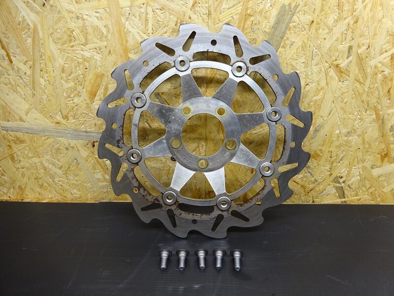 【250623】◆ 社外ブレーキディスクローター ARASHI アラシ 約300mm 【検索：W400/650/800 ZRX400 ZXR400 ゼファー バリオス | 中古バイクパーツ通販・買取　ジャンクヤード鳥取　JunkYard