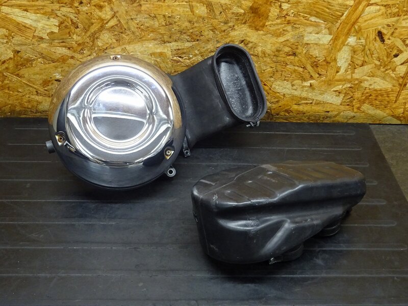 【260113】ドラッグスター400C(VH01J-028)◆ エアクリーナーボックス エアクリボックス エアクリカバー メッキ 【クラシック イモビ付 | 中古バイクパーツ通販・買取　ジャンクヤード鳥取　JunkYard