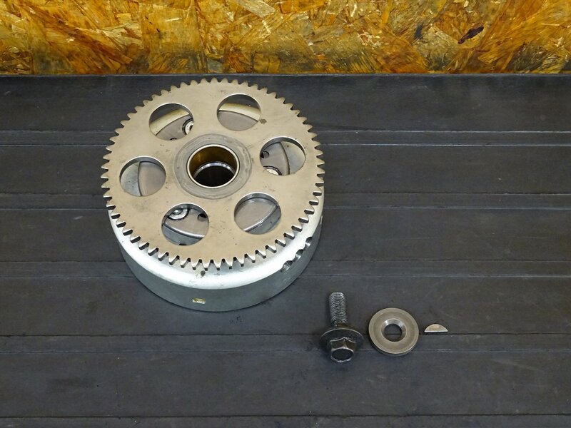 【260301】ZZR400(ZX400N-008)◇ フライホイール ワンウェイクラッチ ※検:ZRX400 【エンジンパーツ ZZ-R400 | 中古バイクパーツ通販・買取　ジャンクヤード鳥取　JunkYard