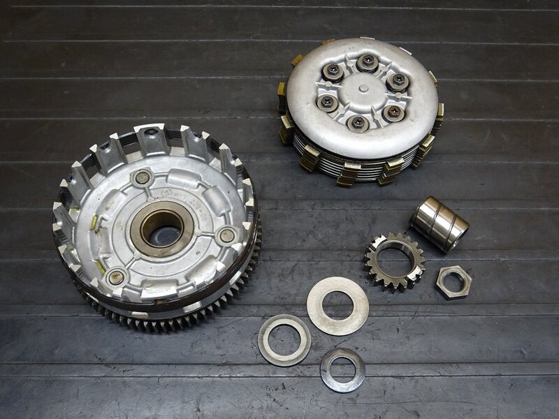 【260310】SR400(1JR-302)◆ クラッチ クラッチハウジング インナー/アウターハウジング ※エンジンパーツ 【検:SR500 1JN 2J2 2H6 | 中古バイクパーツ通販・買取　ジャンクヤード鳥取　JunkYard