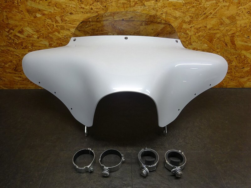 【250934】◆ DS1100外し フェアリング ヤッコカウル バットウィング メンフィスシェード デタッチャブル 【検索：ハーレー ドラッグスター | 中古バイクパーツ通販・買取　ジャンクヤード鳥取　JunkYard