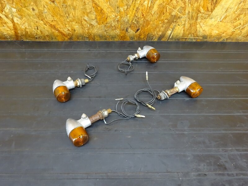 【251103】ZRX400(ZR400E-004)◇ 社外ウインカー前後左右セット フロント/リア ウィンカー アルミ POSH ポッシュ 【前期 ZRX-2 ZRX-Ⅱ | 中古バイクパーツ通販・買取　ジャンクヤード鳥取　JunkYard