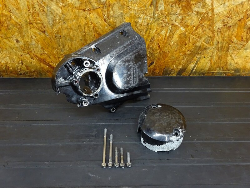 【260305】ZRX1100(ZRT10C-016)◇ スプロケットカバー スプロケカバー エンジンカバー左 ※エンジンパーツ【検:ZRX1200 | 中古バイクパーツ通販・買取　ジャンクヤード鳥取　JunkYard