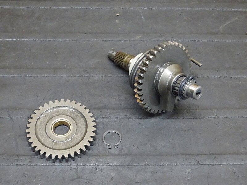 【260322】KDX125SR(DX125A-022)◆ キックスピンドル キックギア キックシャフト ※エンジンパーツ 【検索：200 220 250 | 中古バイクパーツ通販・買取　ジャンクヤード鳥取　JunkYard