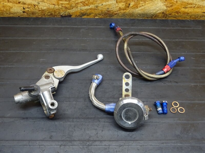 【250926】◆ 社外フロントブレーキマスターシリンダー ラジアルポンプ ラジポン Φ11 ニッシン 【検索：VTR250 TW200 GB250 クラブマン | 中古バイクパーツ通販・買取　ジャンクヤード鳥取　JunkYard