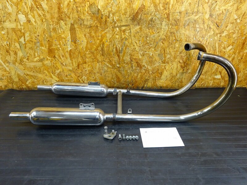 【251032】W650(EJ650A-031)◇ 社外マフラー エキパイ サイレンサー ビート ナサート BEET NASSERT-TRAD JMCA ガスレポ 【検:W400 EJ400A | 中古バイクパーツ通販・買取　ジャンクヤード鳥取　JunkYard