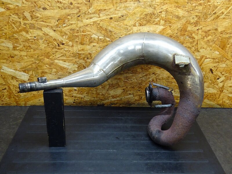 【251202】 CRM250R(MD24-1402)◆ 社外チャンバー マフラー RSV ラフ＆ロード 錆有 | 中古バイクパーツ通販・買取　ジャンクヤード鳥取　JunkYard