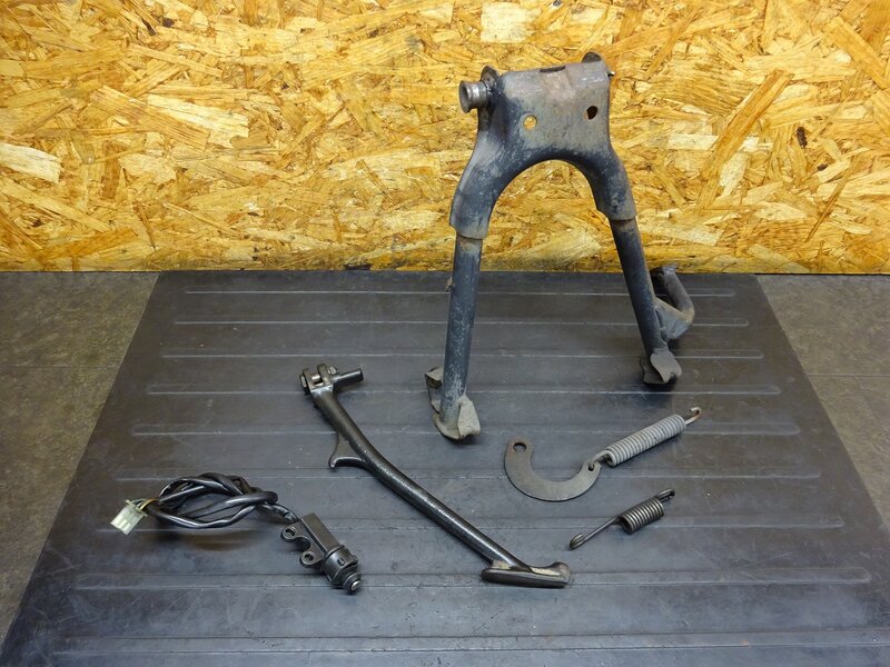 【260212】GB250クラブマン(MC10-170)◆ スタンドセット センタースタンド サイドスタンド/スイッチ スプリング 削れ有 【5型 最終型 | 中古バイクパーツ通販・買取　ジャンクヤード鳥取　JunkYard