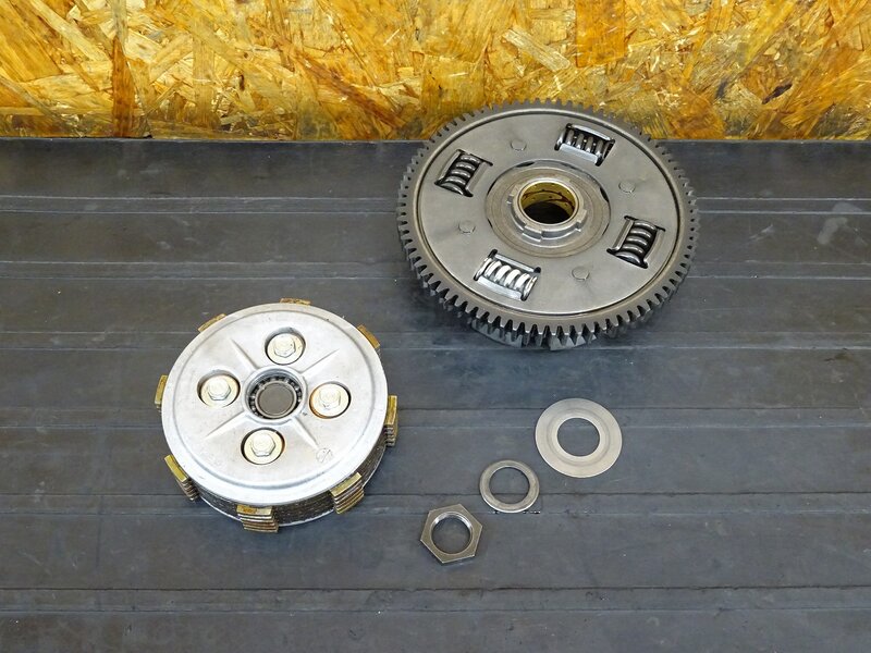 【260316】VT250F(MC08-1018)◇ クラッチ クラッチハウジング アウター/インナーハウジング ※エンジンパーツ 【丸フレーム | 中古バイクパーツ通販・買取　ジャンクヤード鳥取　JunkYard