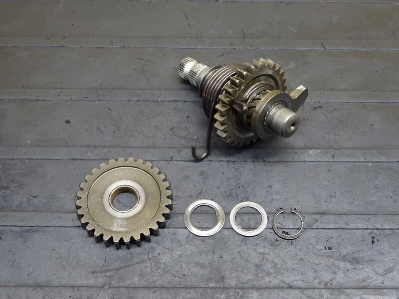 【250711】TW200(2JL-053)◆ キックスピンドル キックギア スターターギア ※エンジンパーツ | 中古バイクパーツ通販・買取　ジャンクヤード鳥取　JunkYard